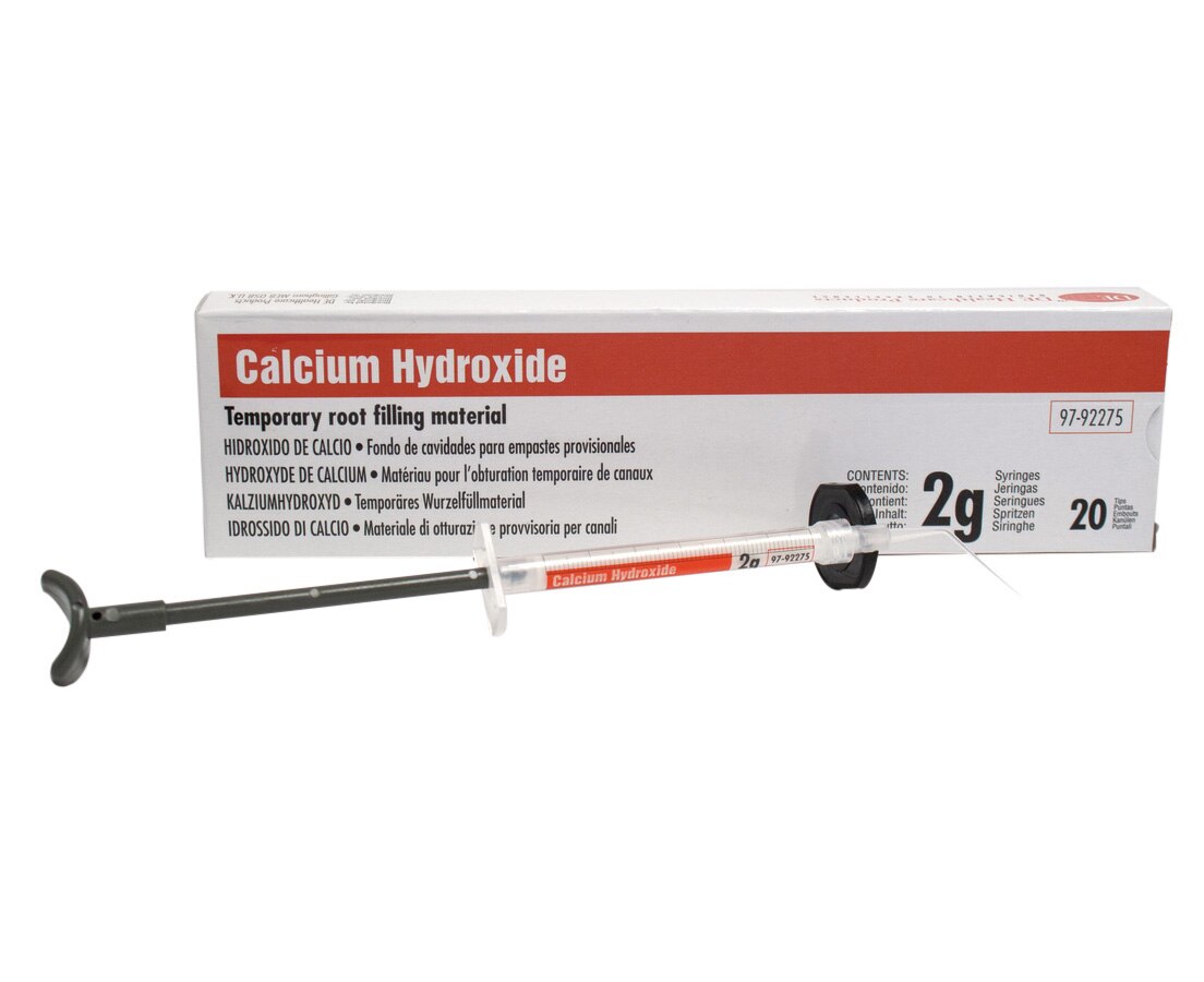 DEHP Calcium Hydroxide Non-Setting 2g syringe with tips