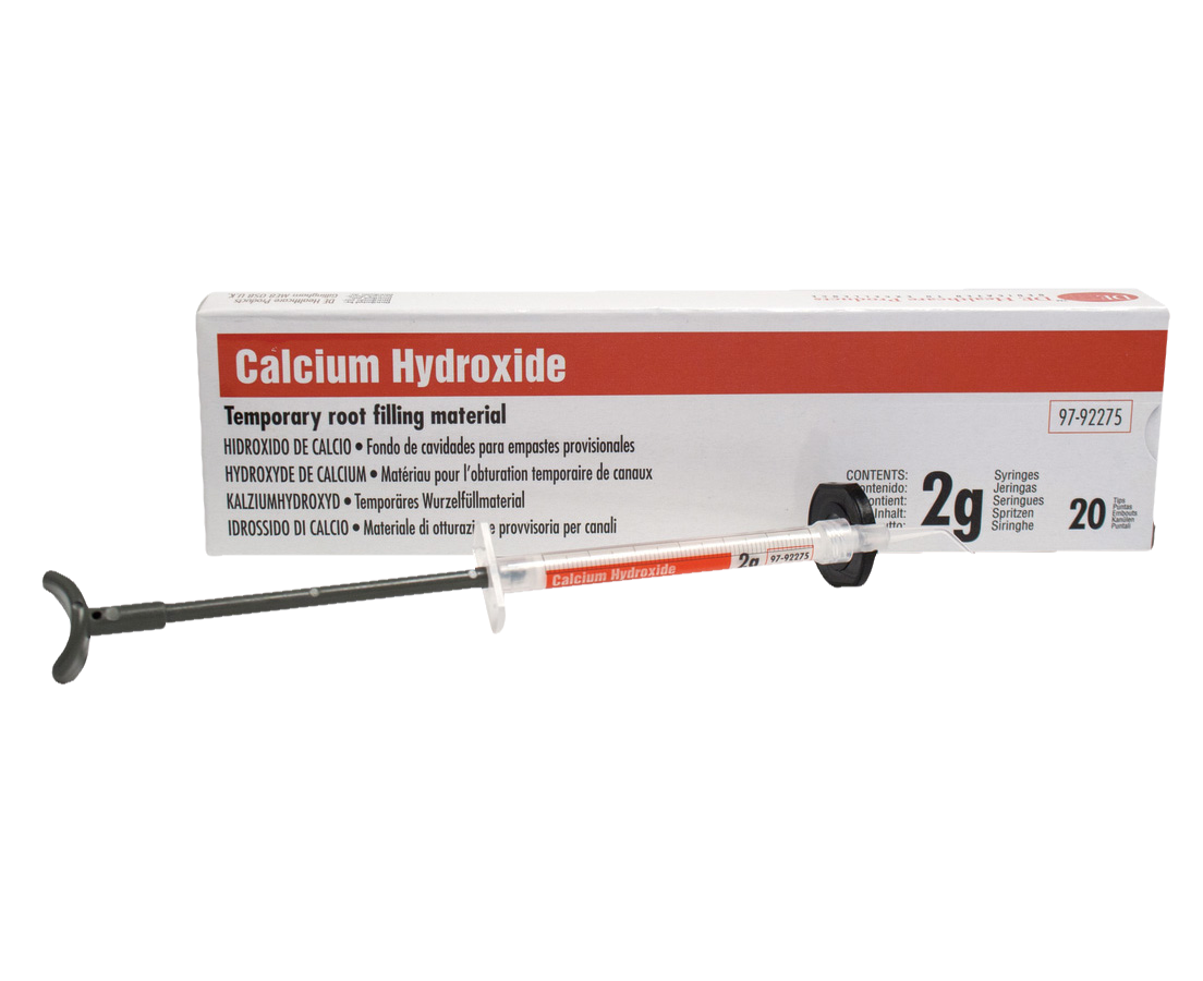 DEHP Calcium Hydroxide Non-Setting 2g syringe with tips