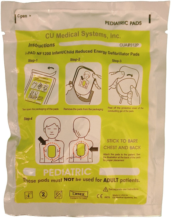 iPad AED SP1 Defibrillator Pads Paediatric