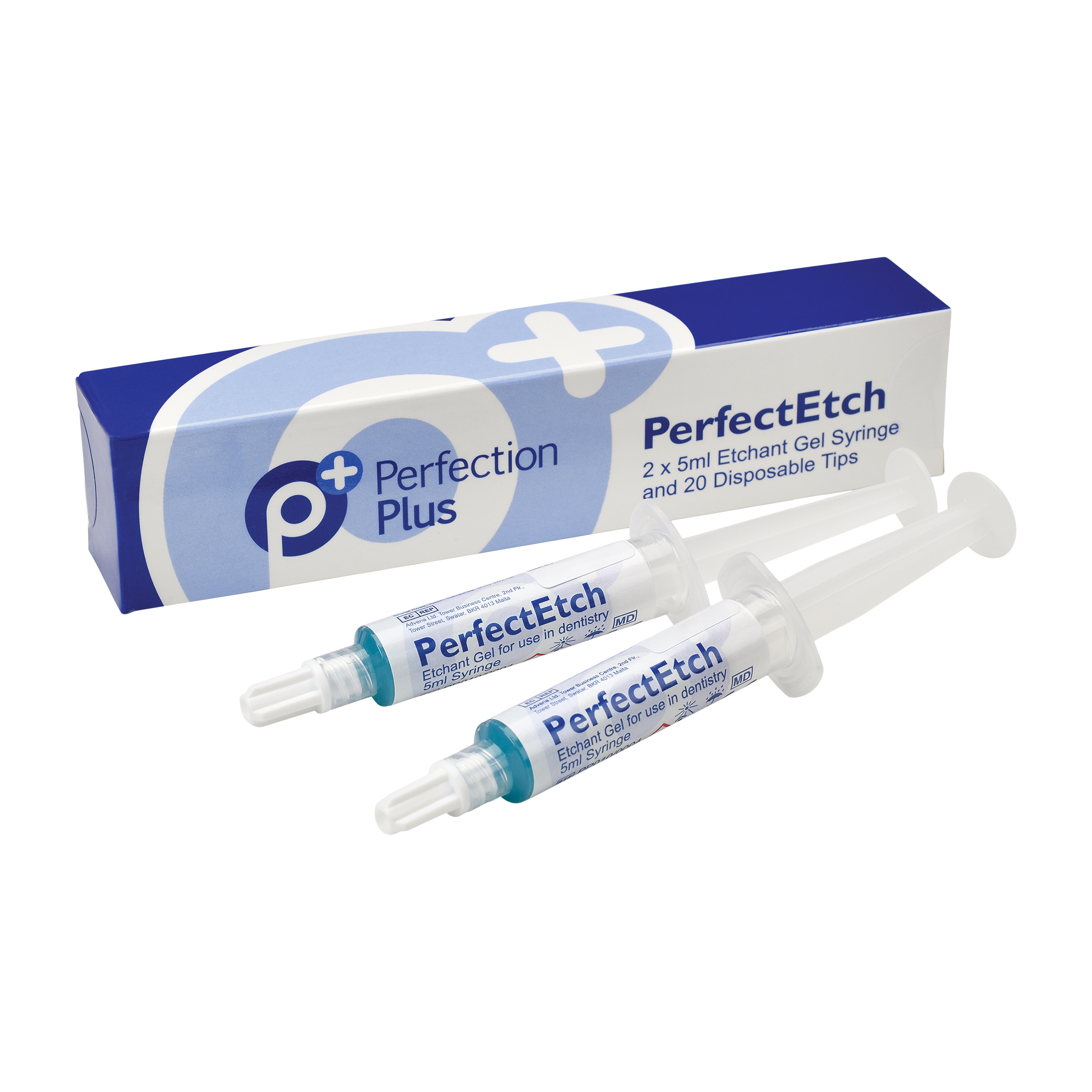 PerfectEtch Syringe Blue 2 x 5ml