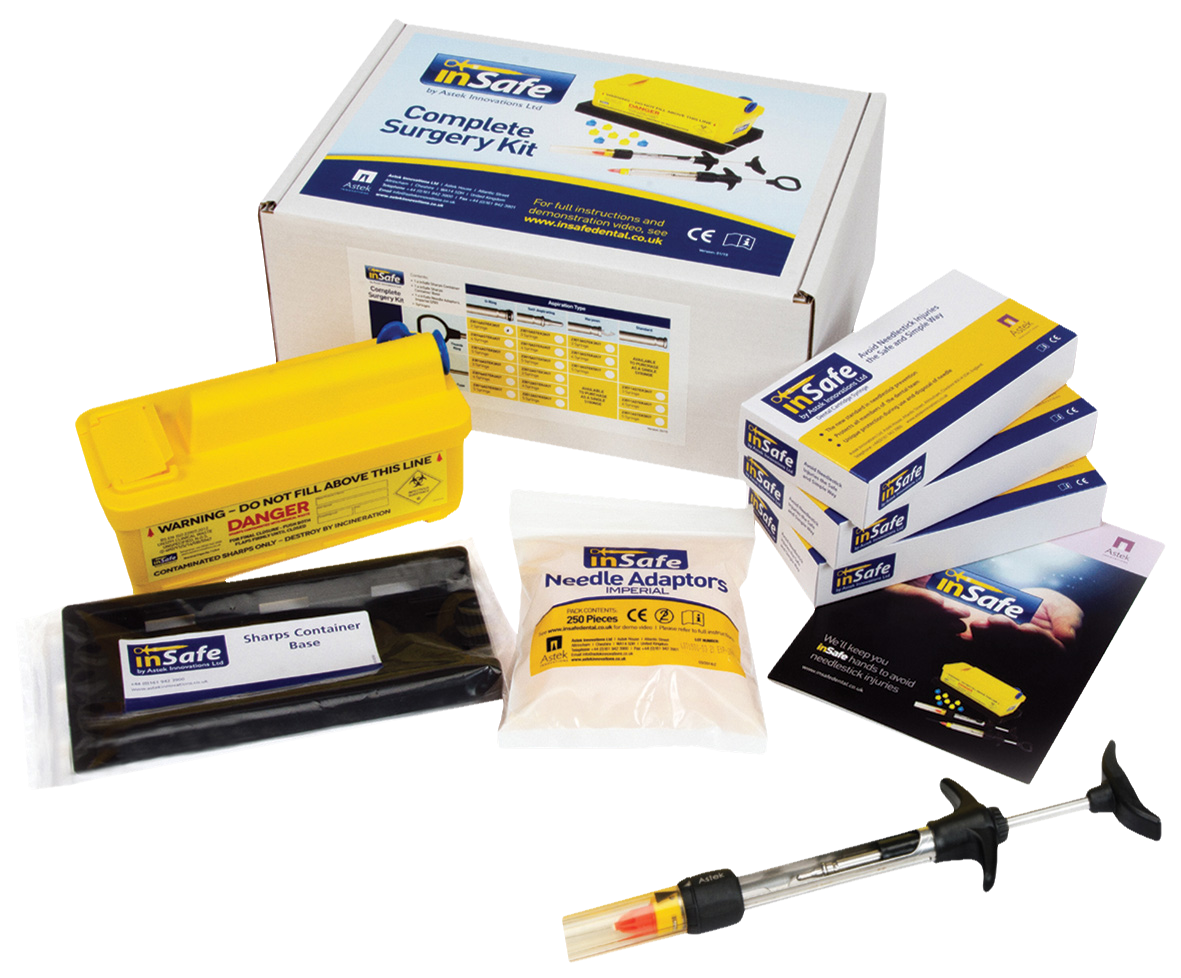 inSafe Syringe Kit 2.2ml Standard Non-Asp 3pk