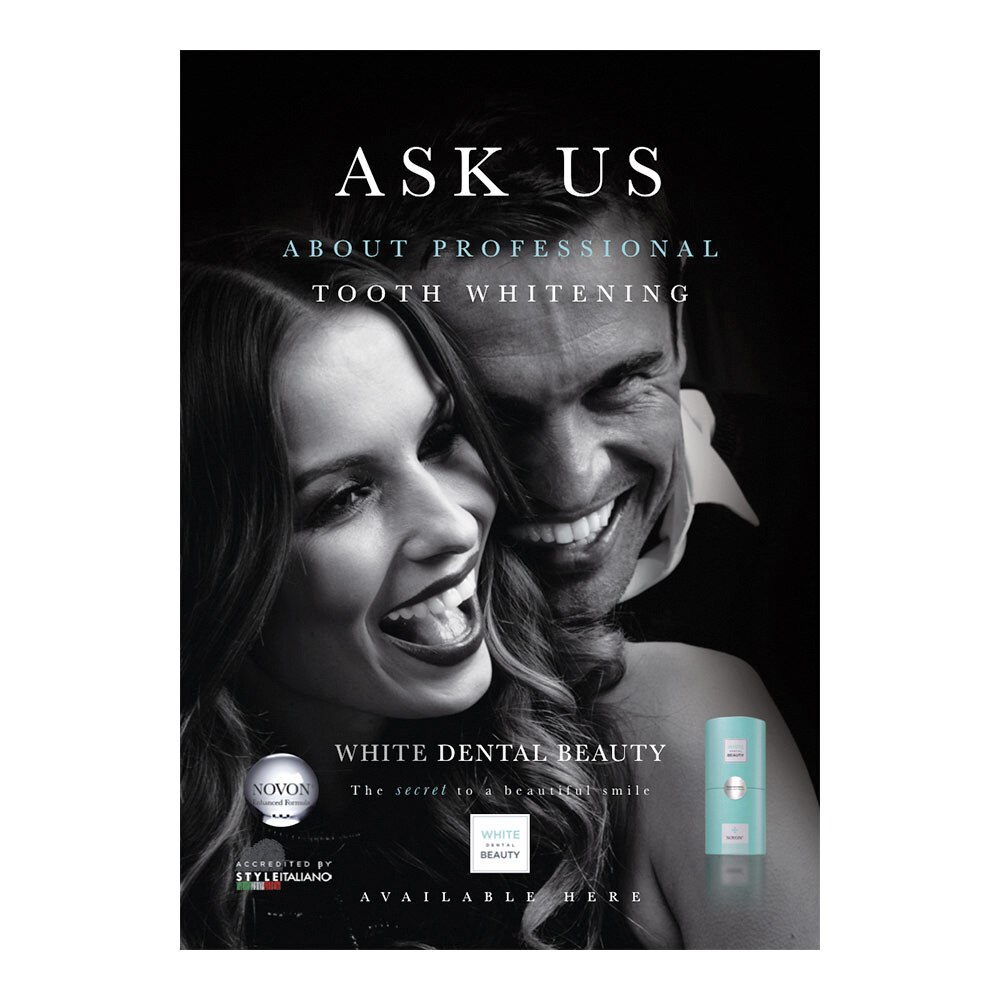 White Dental Beauty Poster People Faces