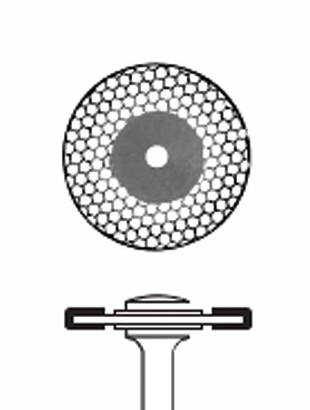 Perforated Diamond Disc 2.0mm 30000rpm 8934A
