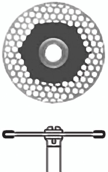 Perforated Diamond Disc 2.0mm 10000rpm 952