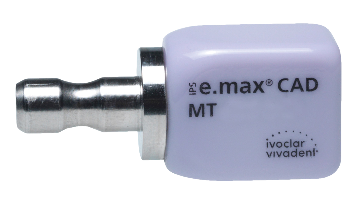 IPS e.max CAD CEREC/inLab (MT) Medium Translucency Blocks Shade A1 Size C14 5pk