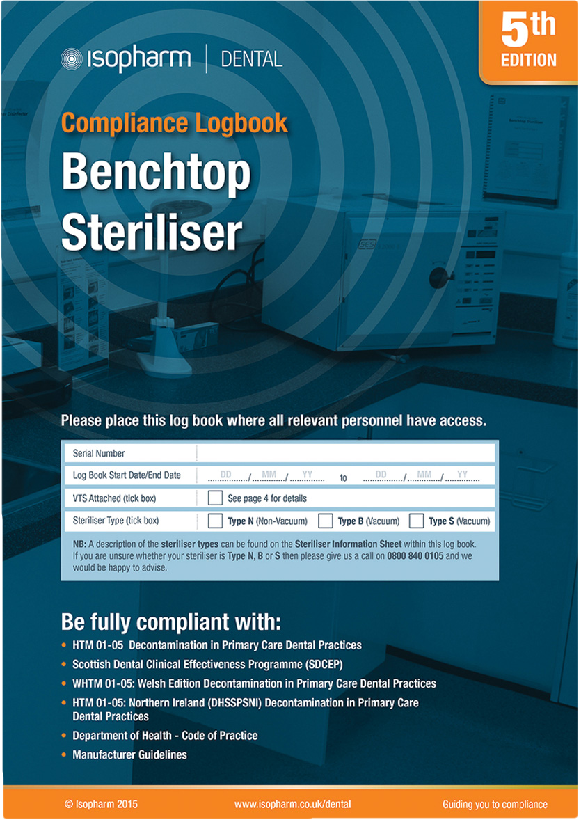 Benchtop Steriliser Compliance Logbook