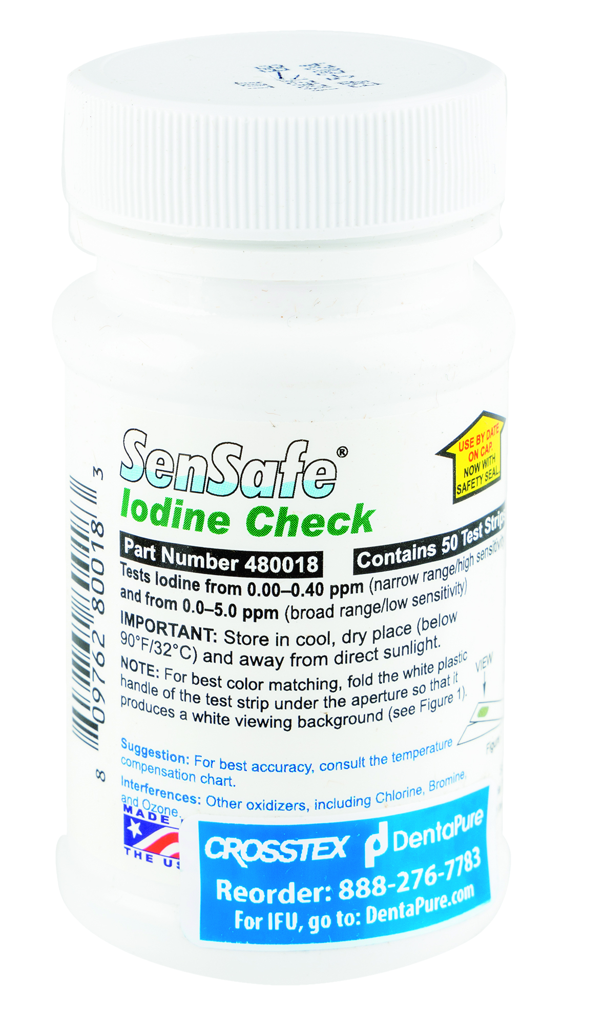 DentaPure Waterline Treatment Test Strips 50pk