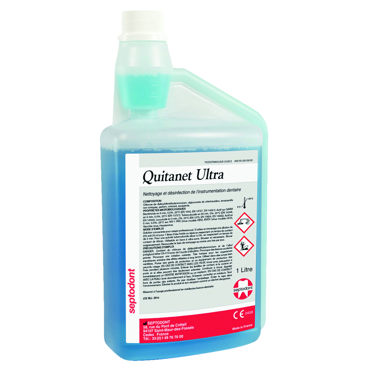 Quitanet Ultra Instrument Disinfectant 1L