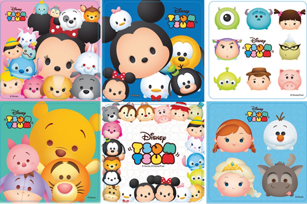 Stickers Tsum Tsum 100pk