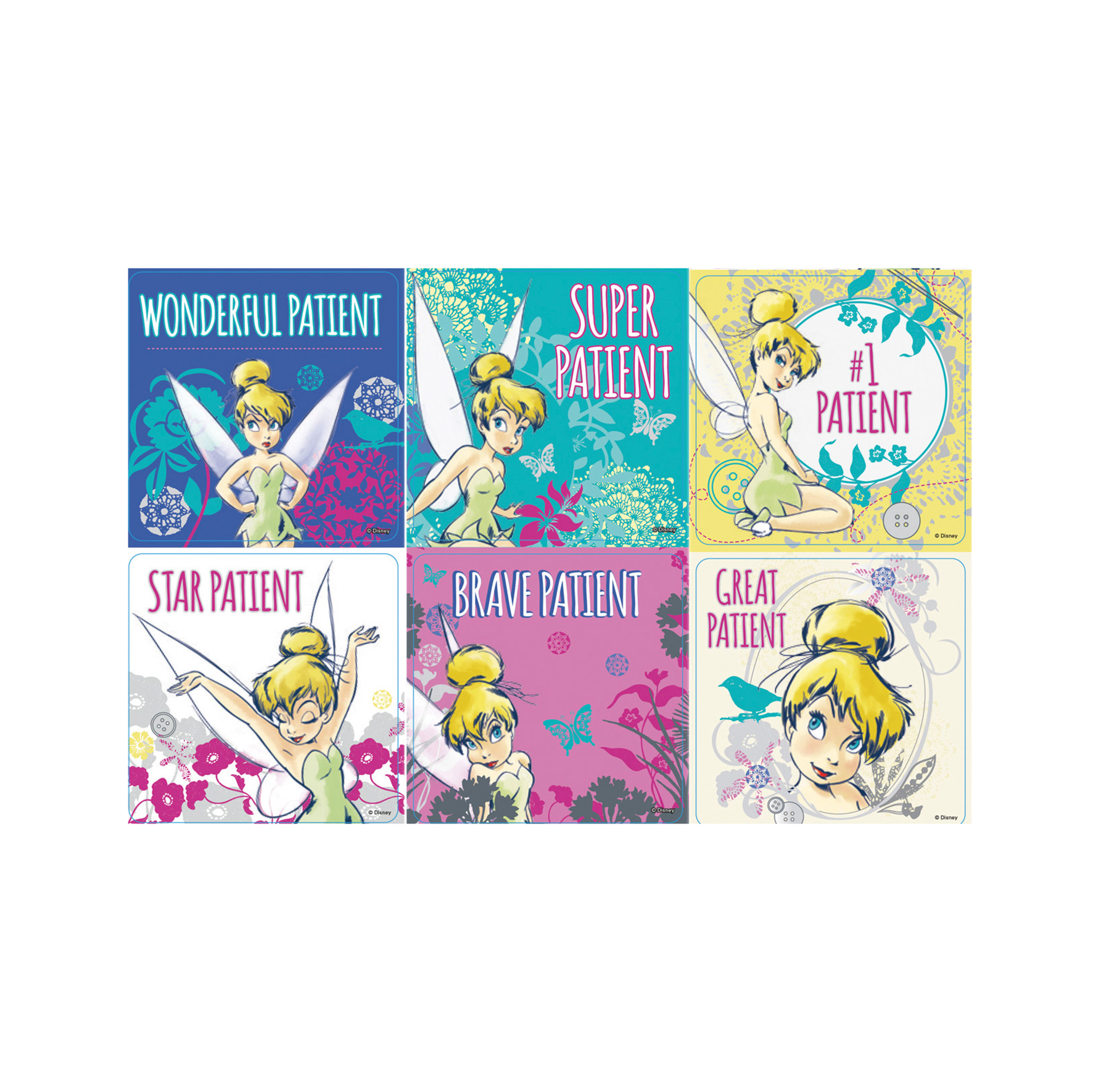 Stickers Tinkerbell Patient 100pk