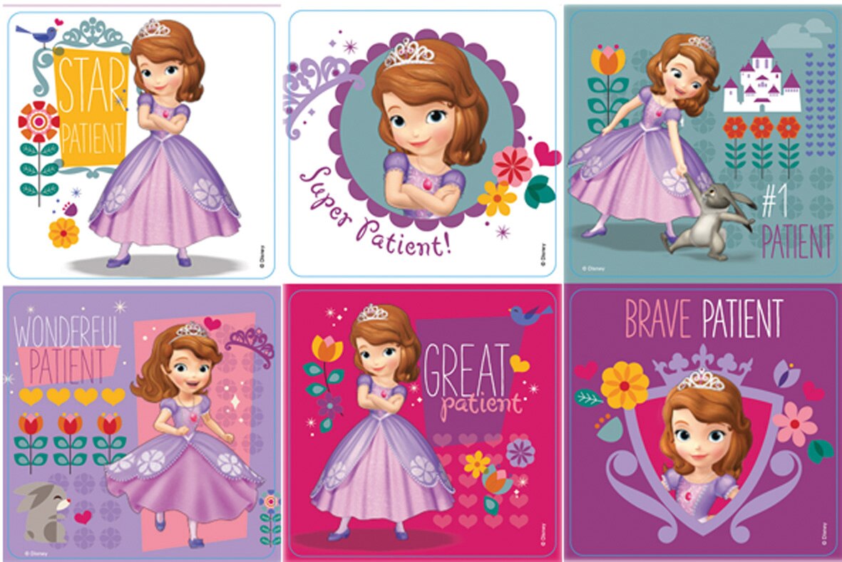 Stickers Sofia The First Patient 100pk