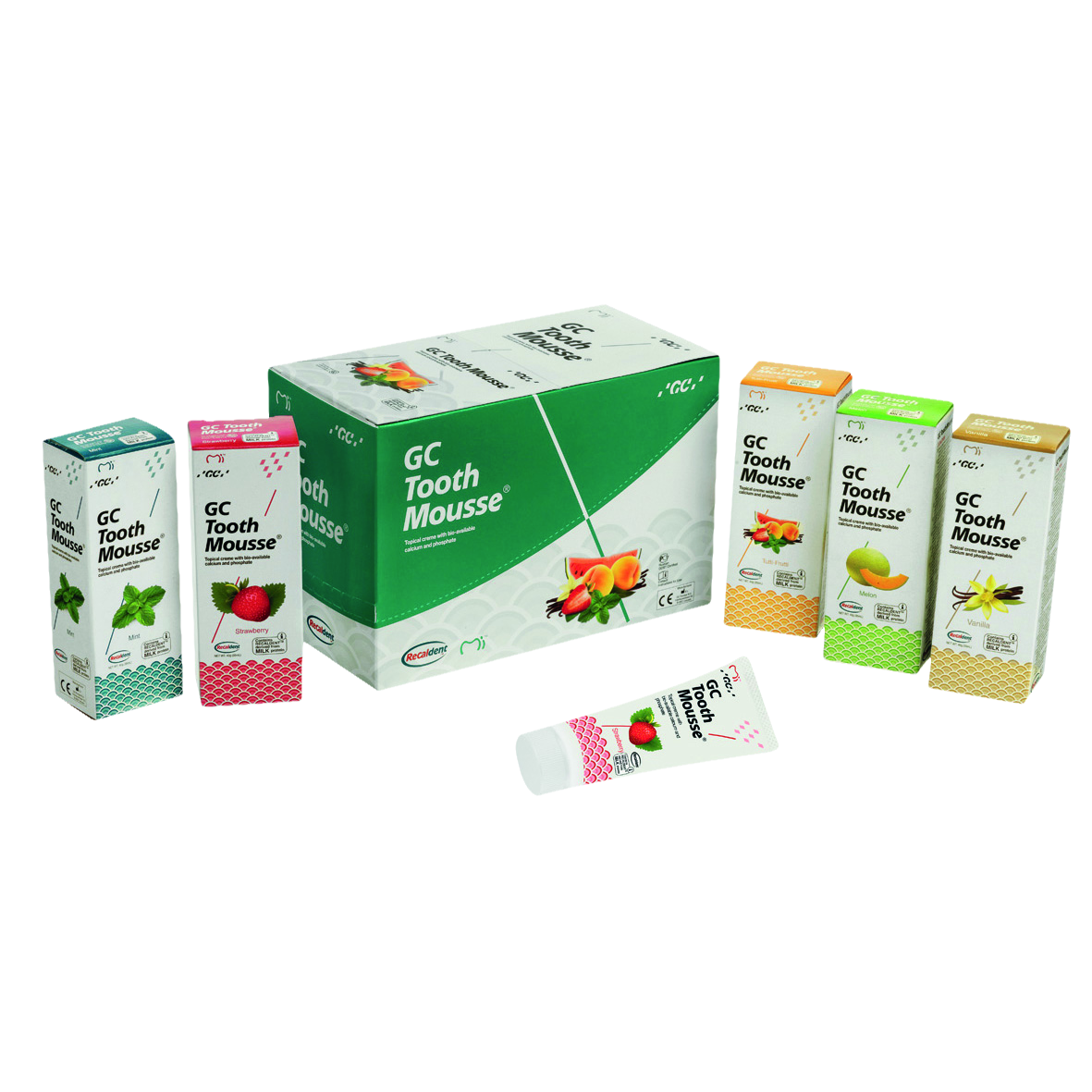 GC Tooth Mousse Strawberry 10pk