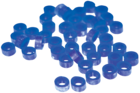 Instrument Code Rings Blue 50pk