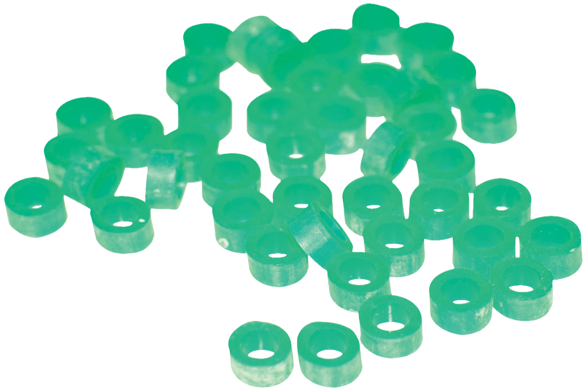 Instrument Code Rings Green 50pk