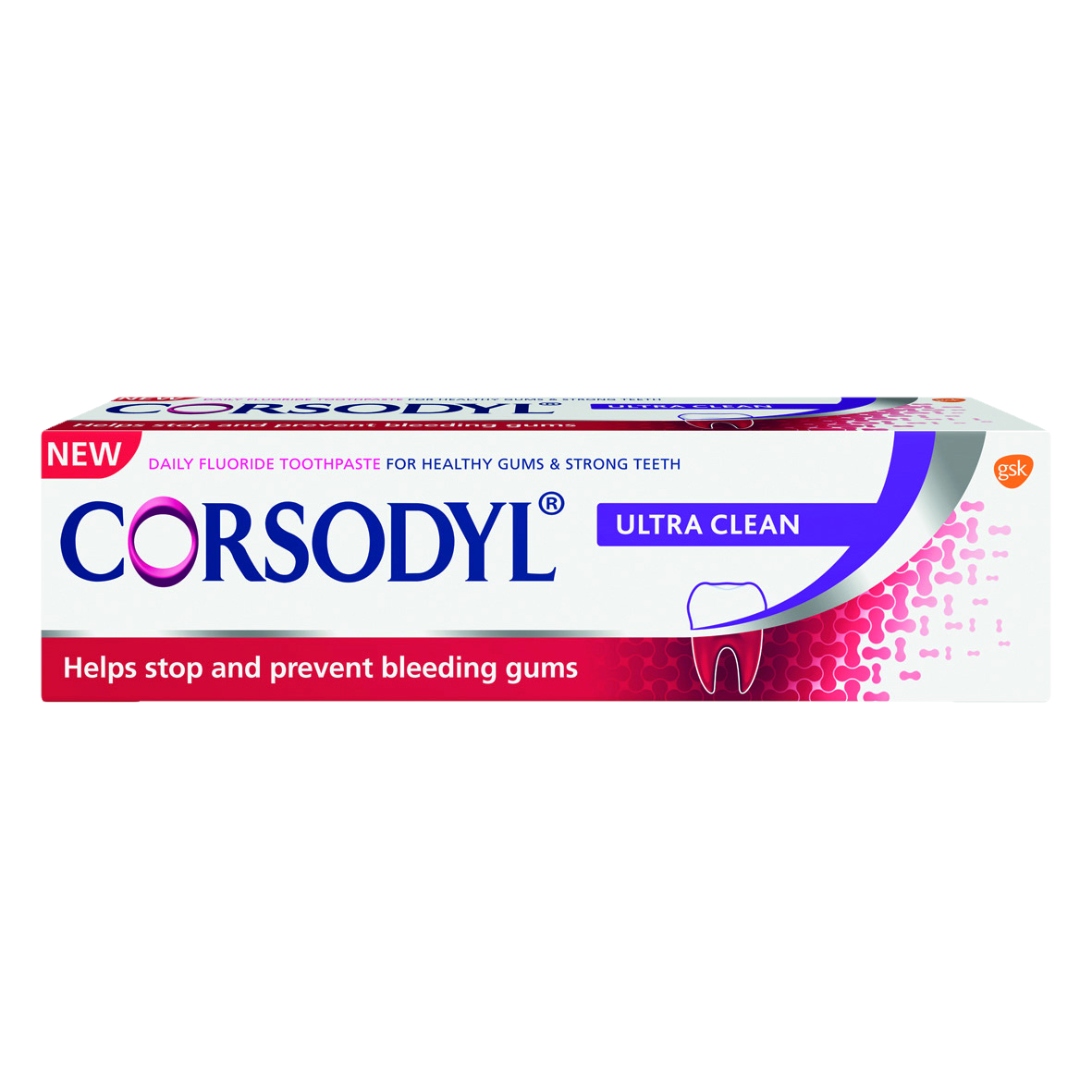 Corsodyl Ultra Clean Toothpaste 75ml 12pk
