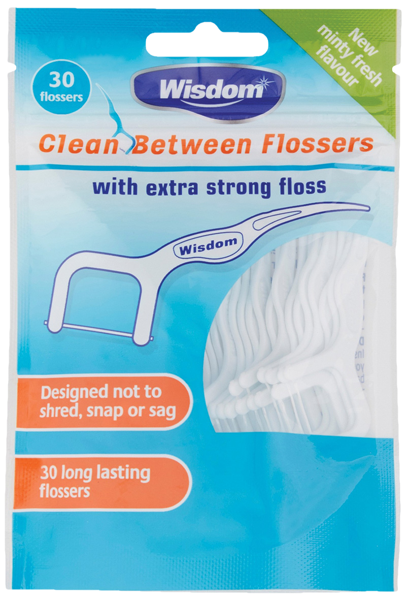Clean Between P Shape Floss Harps 30pk x 5