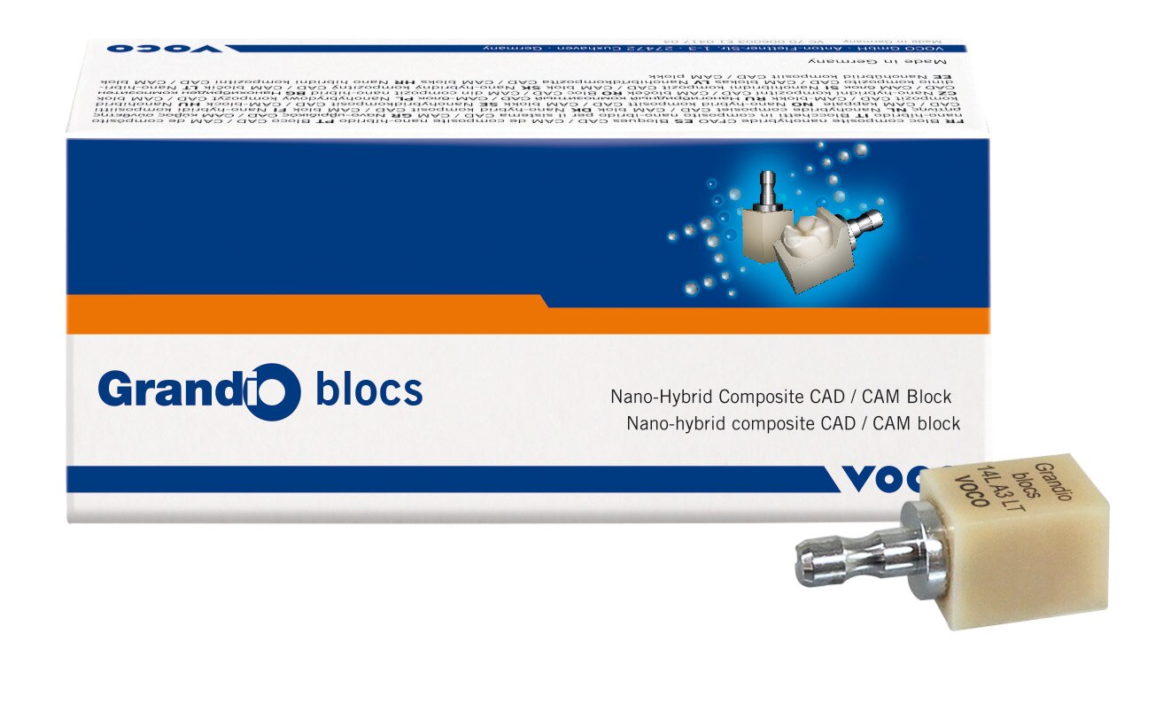 Grandio Blocs Size 12 Shade A1 (LT) Low Translucency 5pk