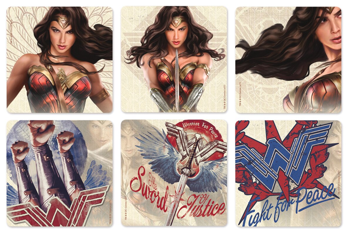 Stickers Wonder Woman 100pk