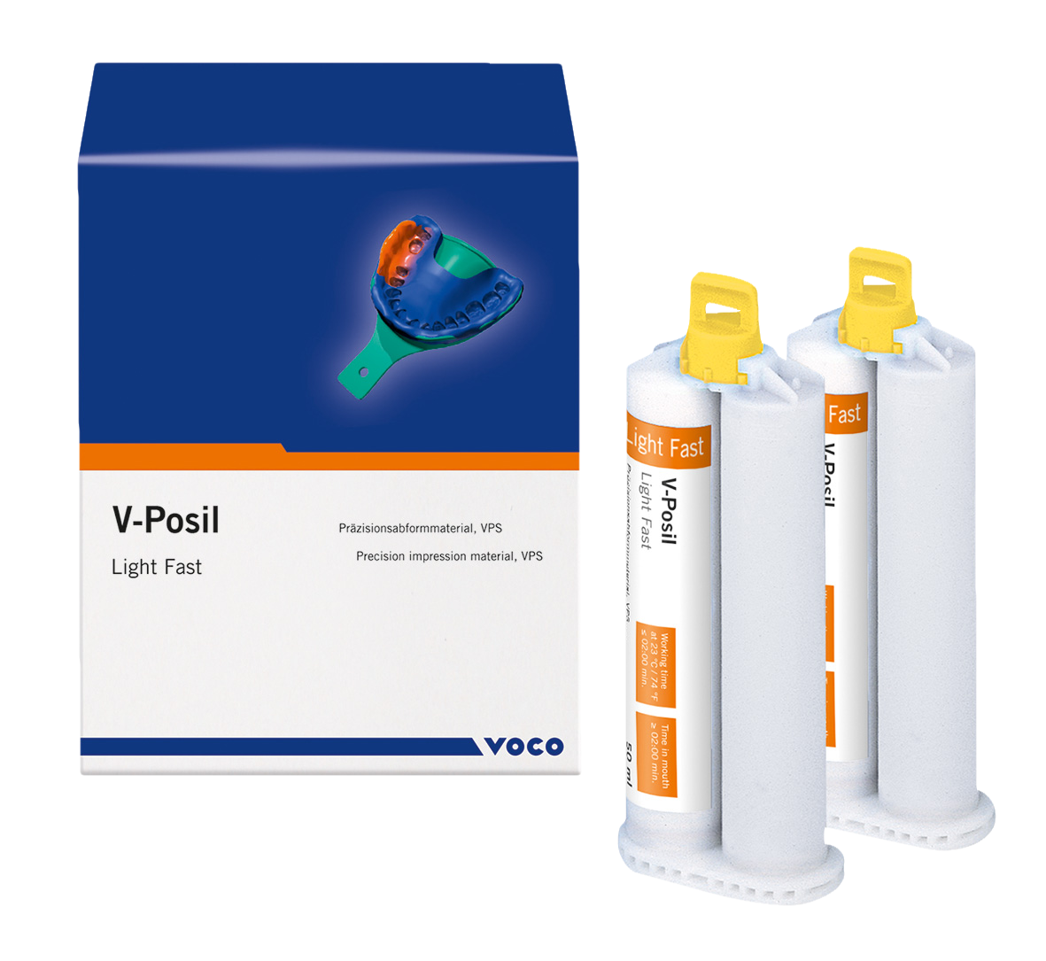 V-Posil Light Fast Cartridge 50ml 2pk