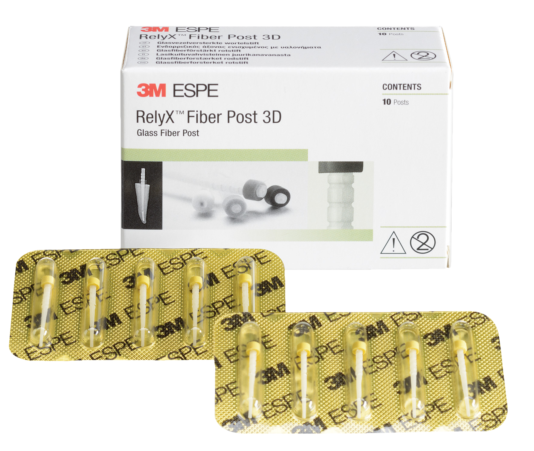 RelyX 3D Fiber Post Refill Size 0 White 10pk