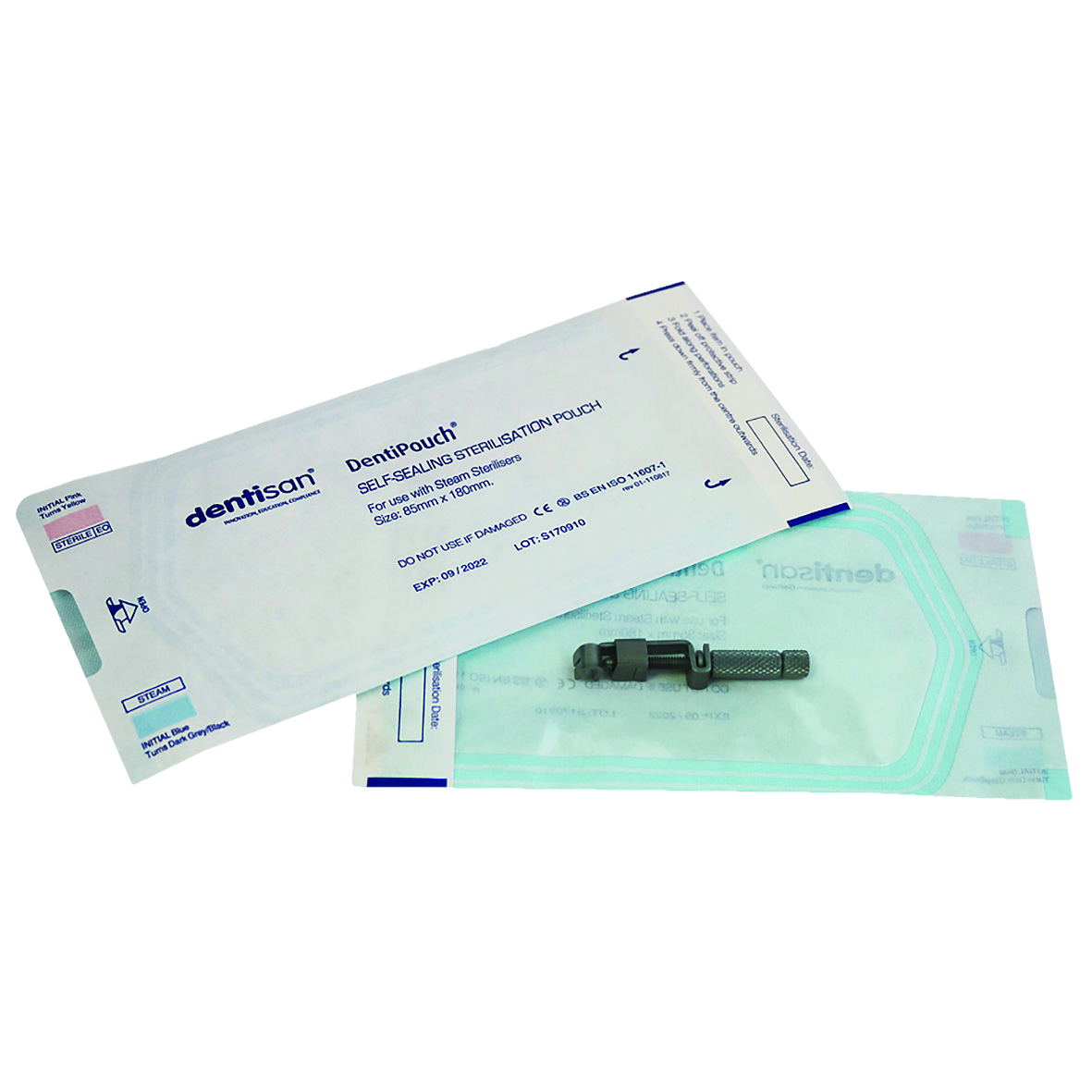 DentiPouch Self-Sealing 85 x 180mm 200pk