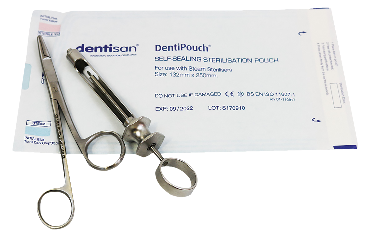 DentiPouch Self-Sealing 132 x 250mm 200pk