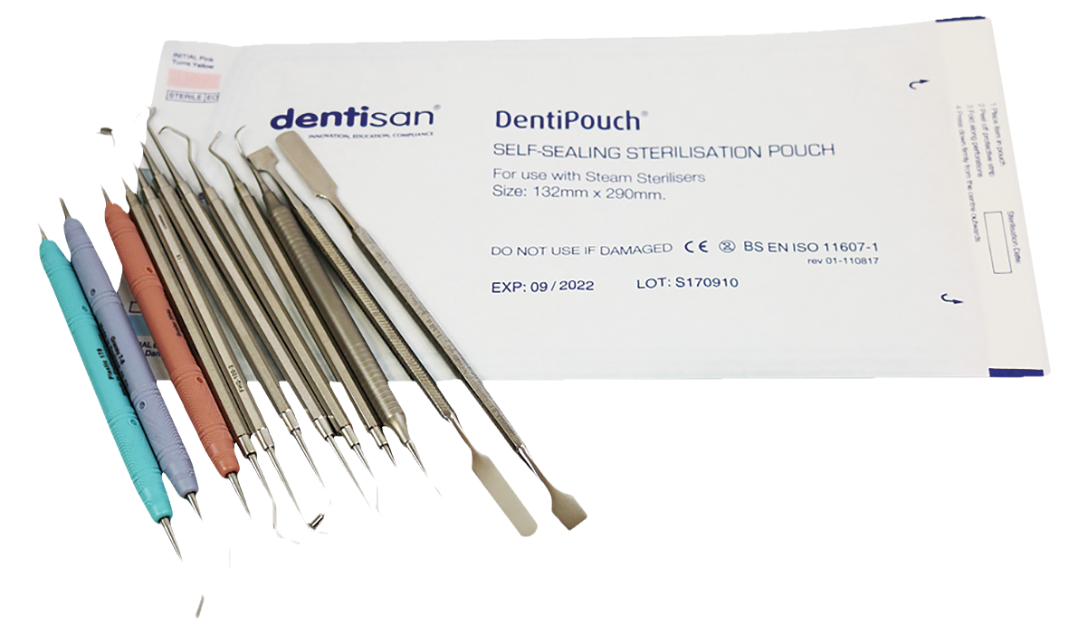 DentiPouch Self-Sealing 132 x 290mm 200pk
