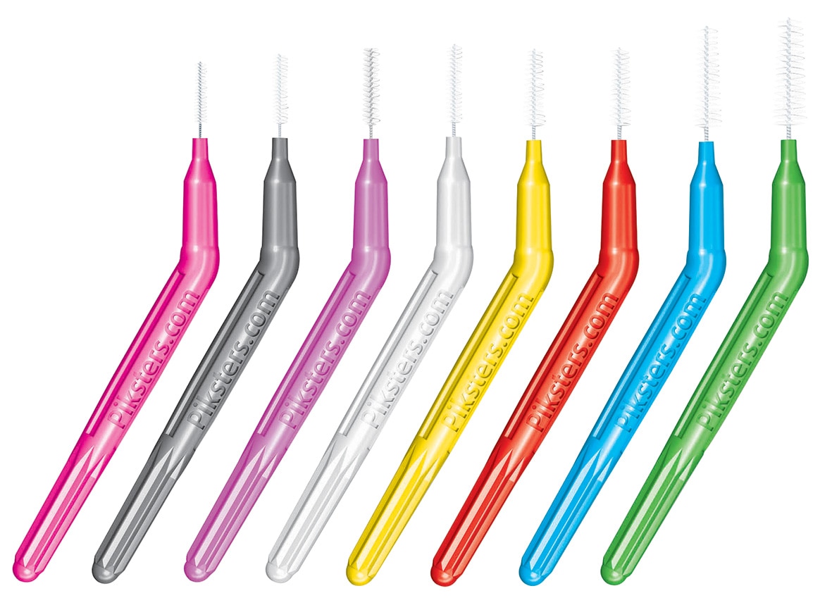 Acclean Interdental Angle Brush Size 2 White 35pk  (ISO 2 - Wire 0.52 - PHD 0.9mm - Constant width)