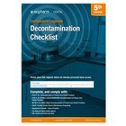 Decontamination Checklist Compliance Logbook