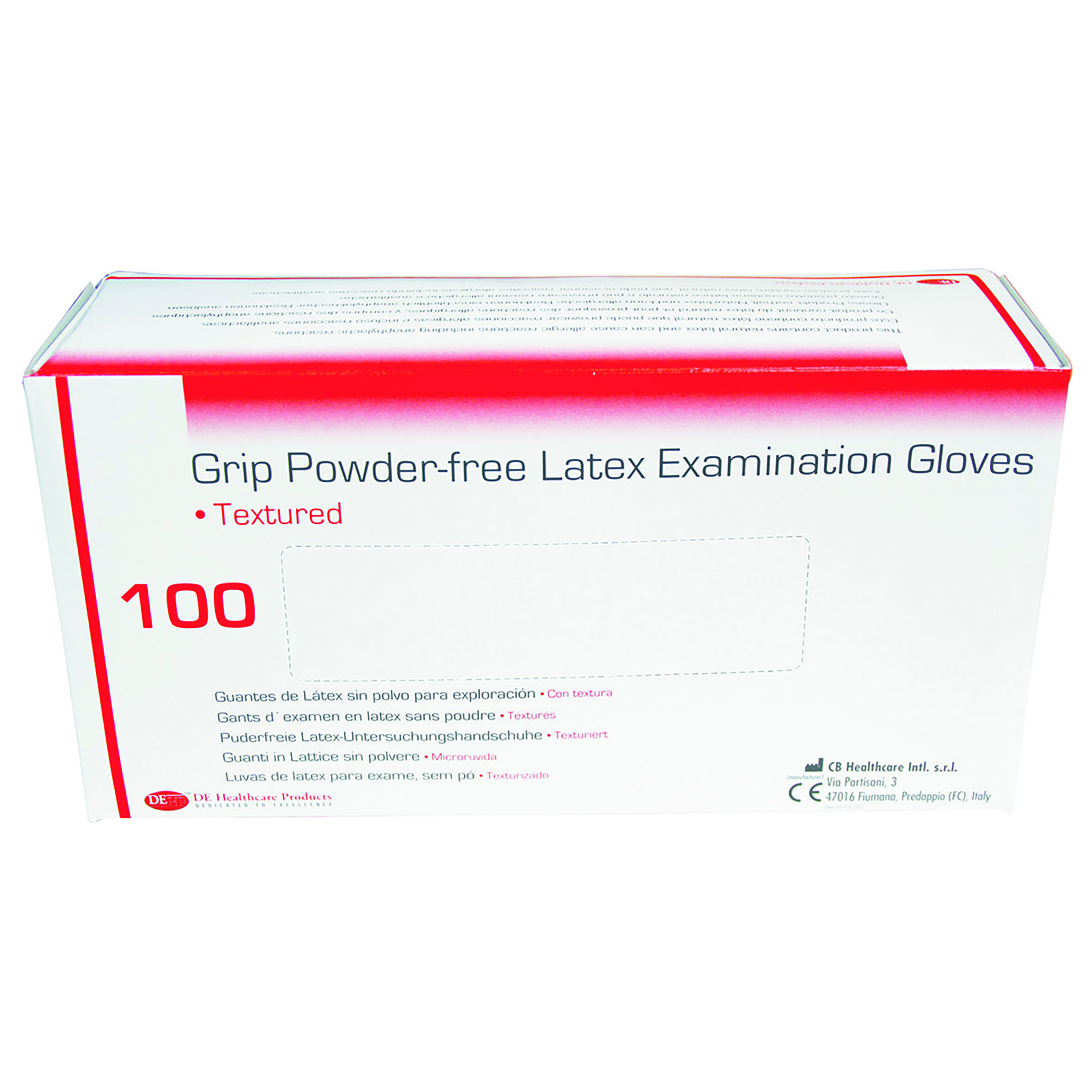 DEHP Gloves Latex Grip Powder-Free X-Small 100pk