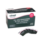 Clinell Device Wipe 2% Chlorhexidine in 70% Alcohol 240pk