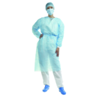 Water-Repellent Gown Non-Sterile Light Blue 50pk