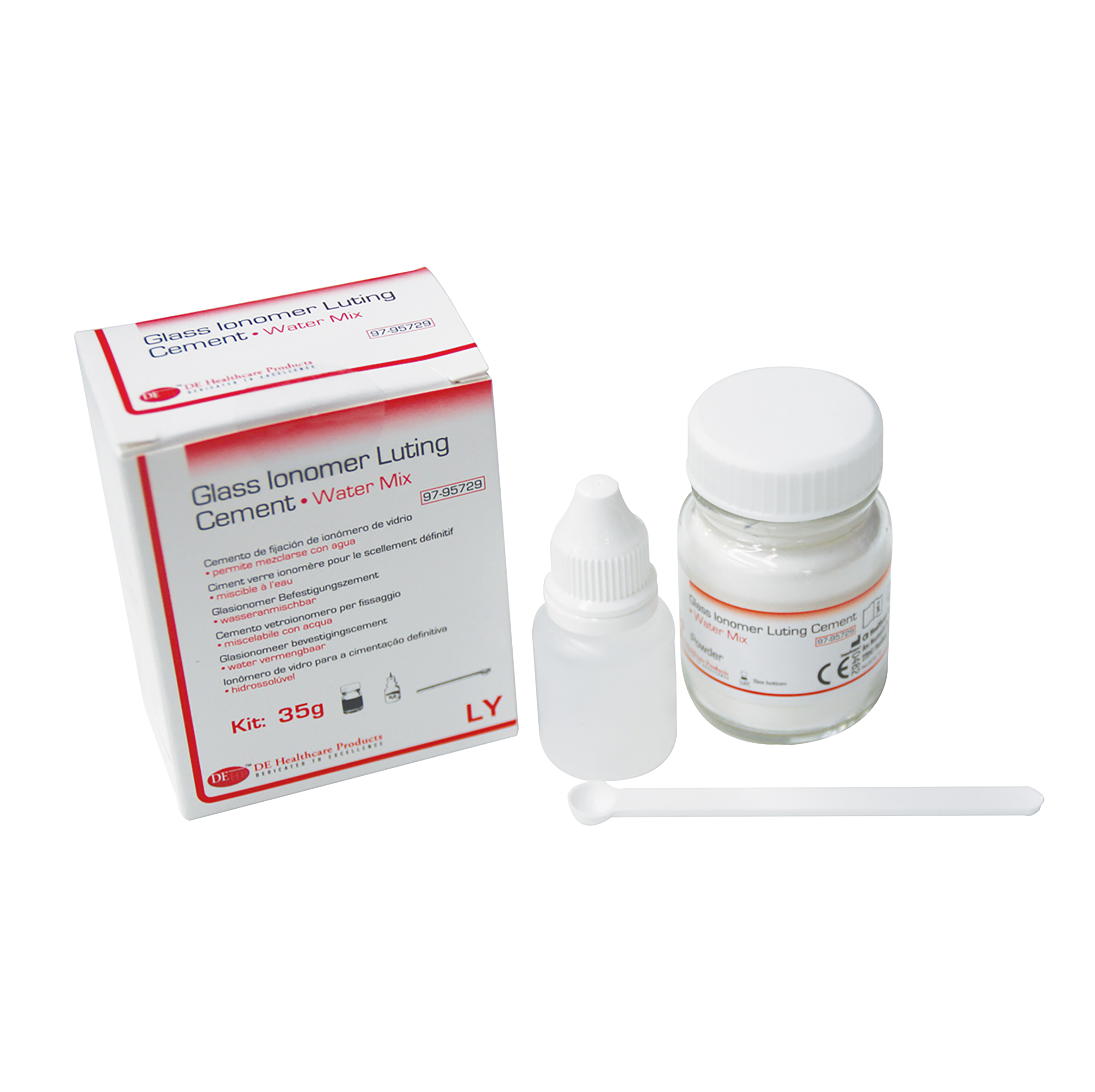 DEHP Glass Ionomer Luting Cement 35g (Water Mix)