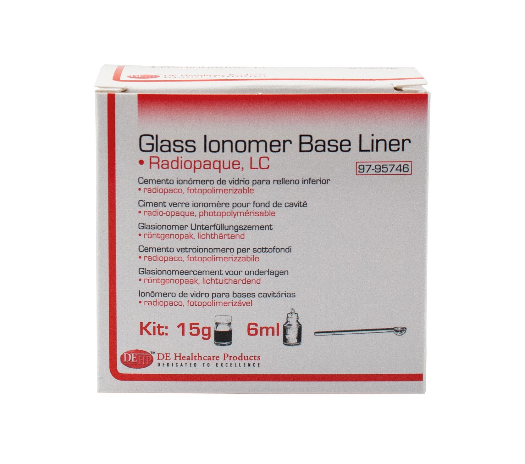 DEHP Glass Ionomer LC Baseliner Kit 15g/6ml
