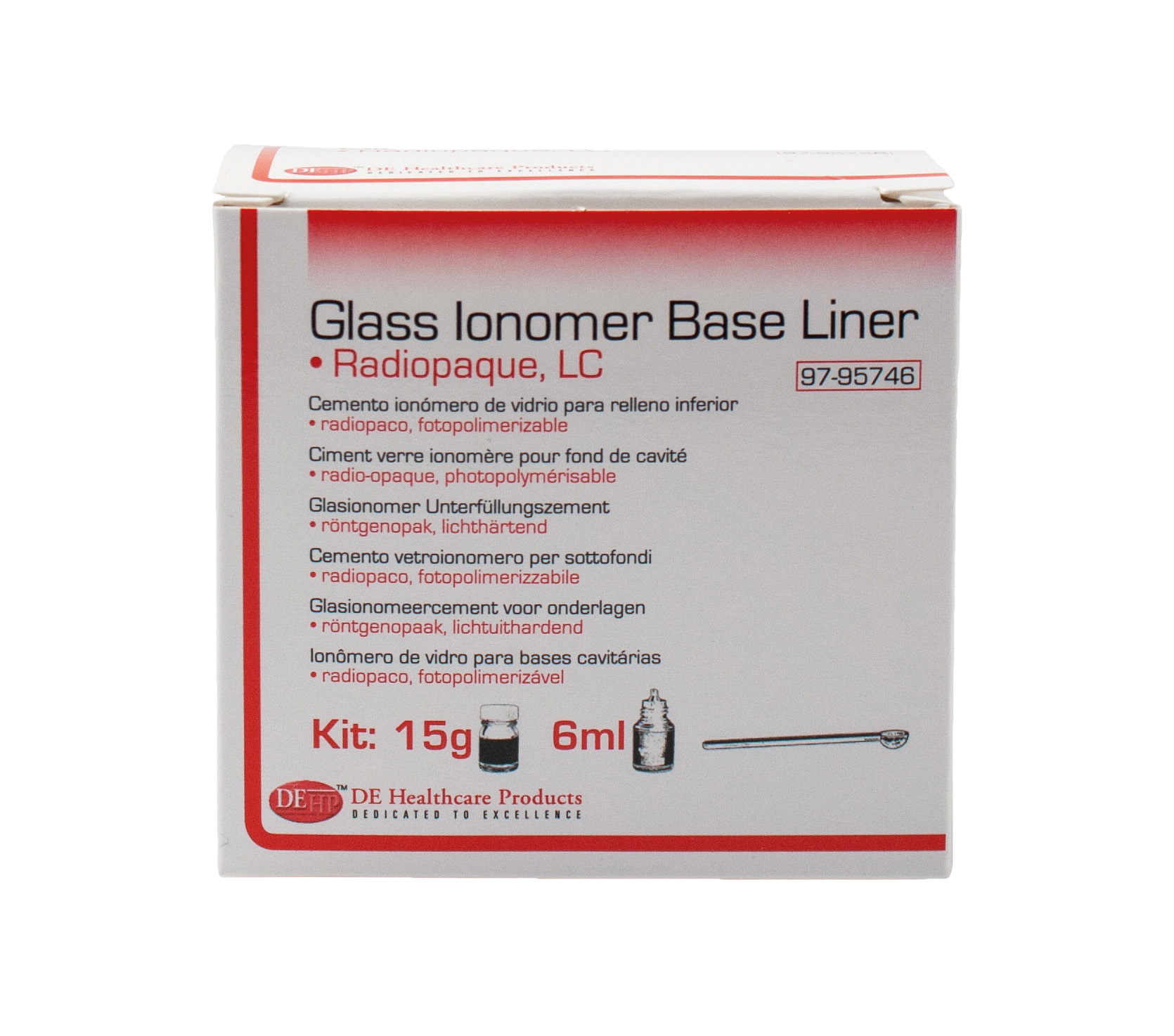 DEHP Glass Ionomer LC Baseliner Kit 15g/6ml