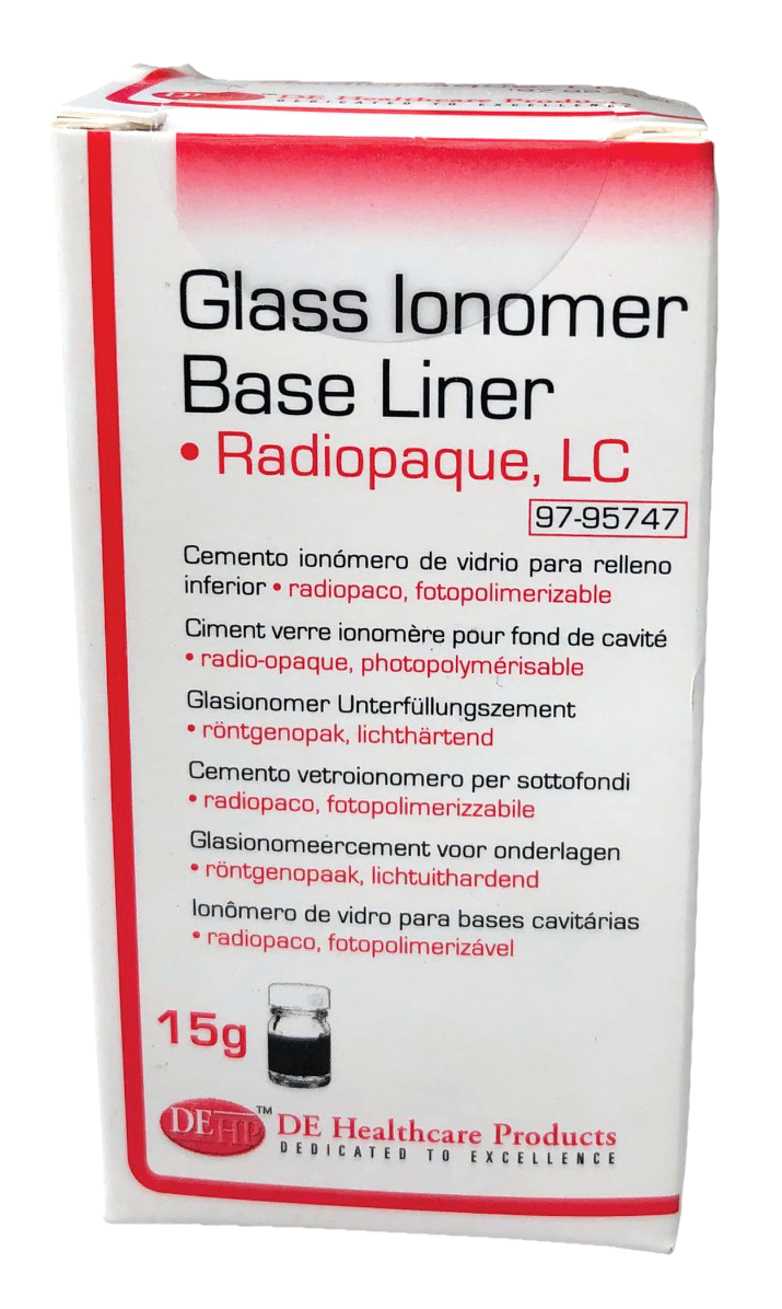 DEHP Glass Ionomer LC Baseliner Powder 15g