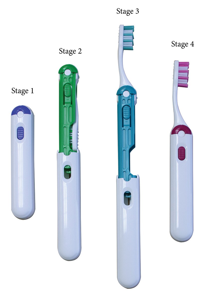 DEHP Toothbrush Travel Assorted Colours 1pk