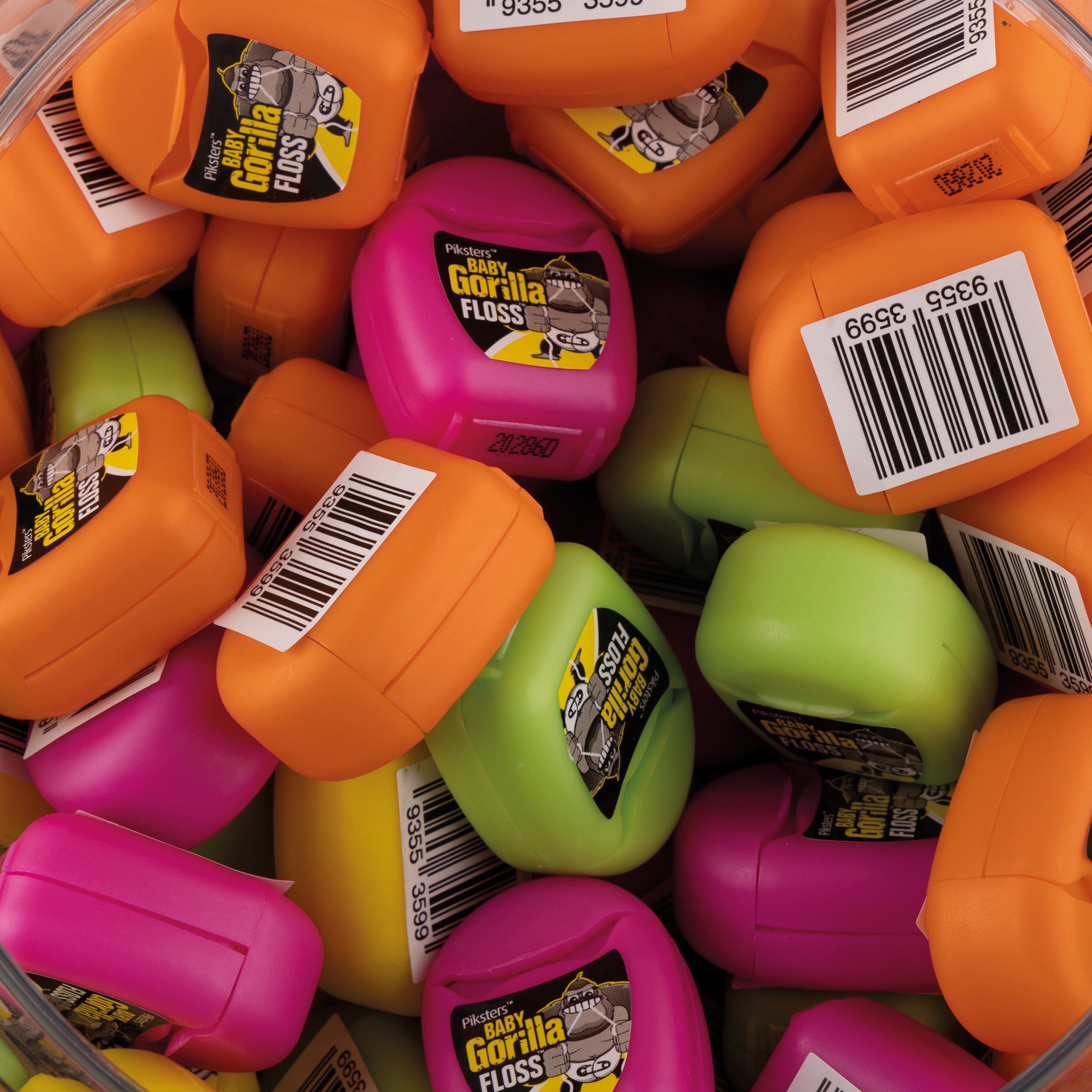 Baby Gorilla Floss Fish Bowl 200pk