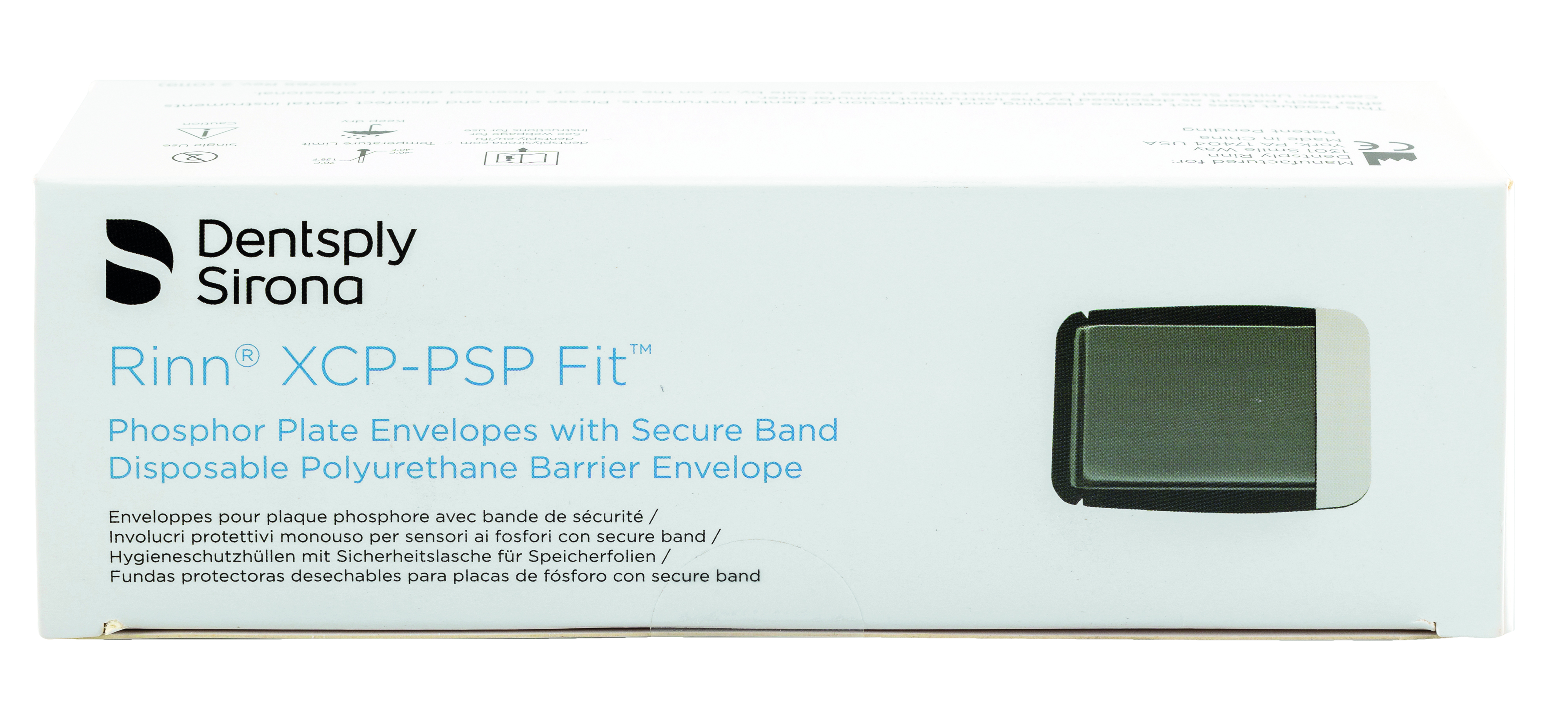 Rinn XCP-PSP Fit Phosphor Plate Envelopes with Secure Band Size 0 100pk