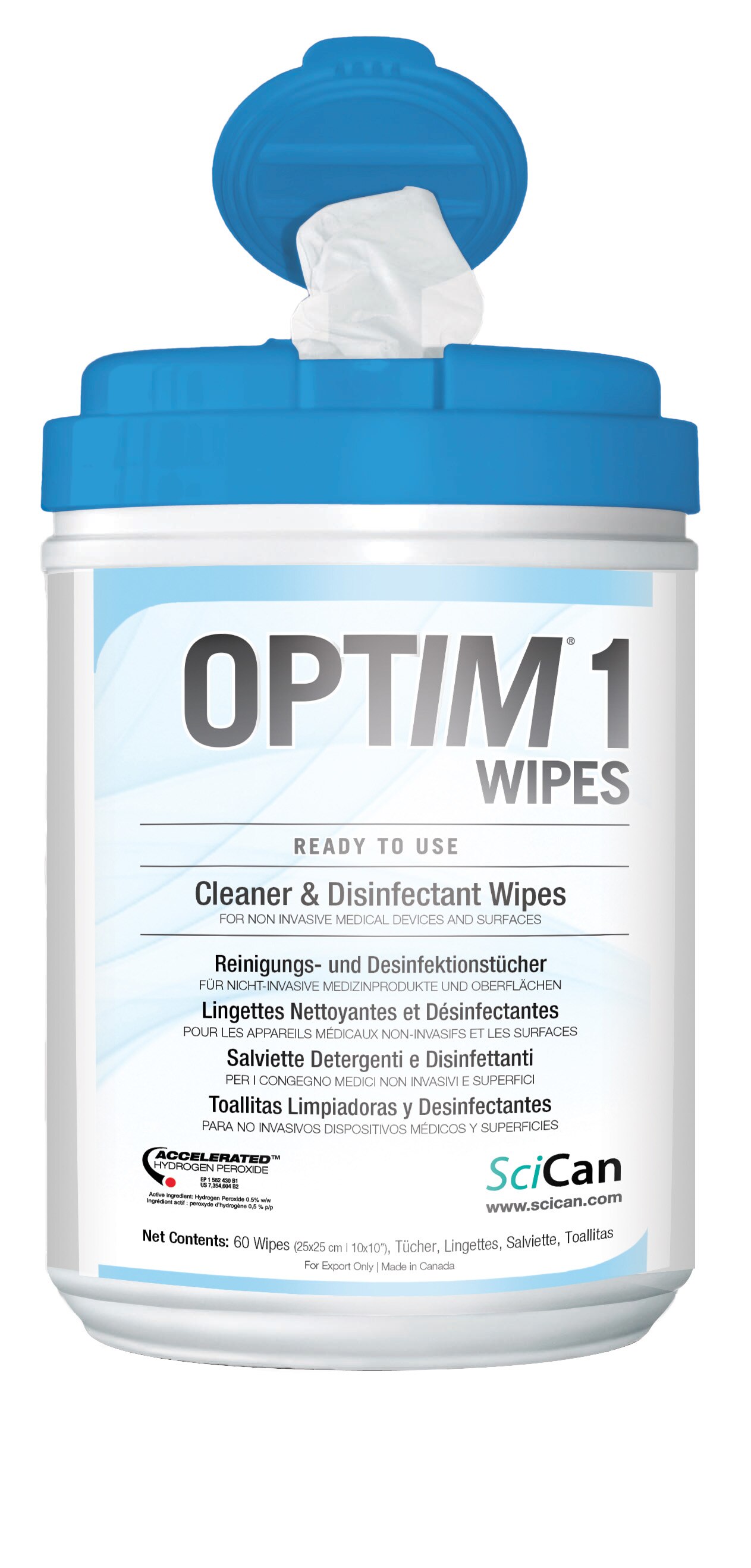 Optim One Wipes Standard 160pk