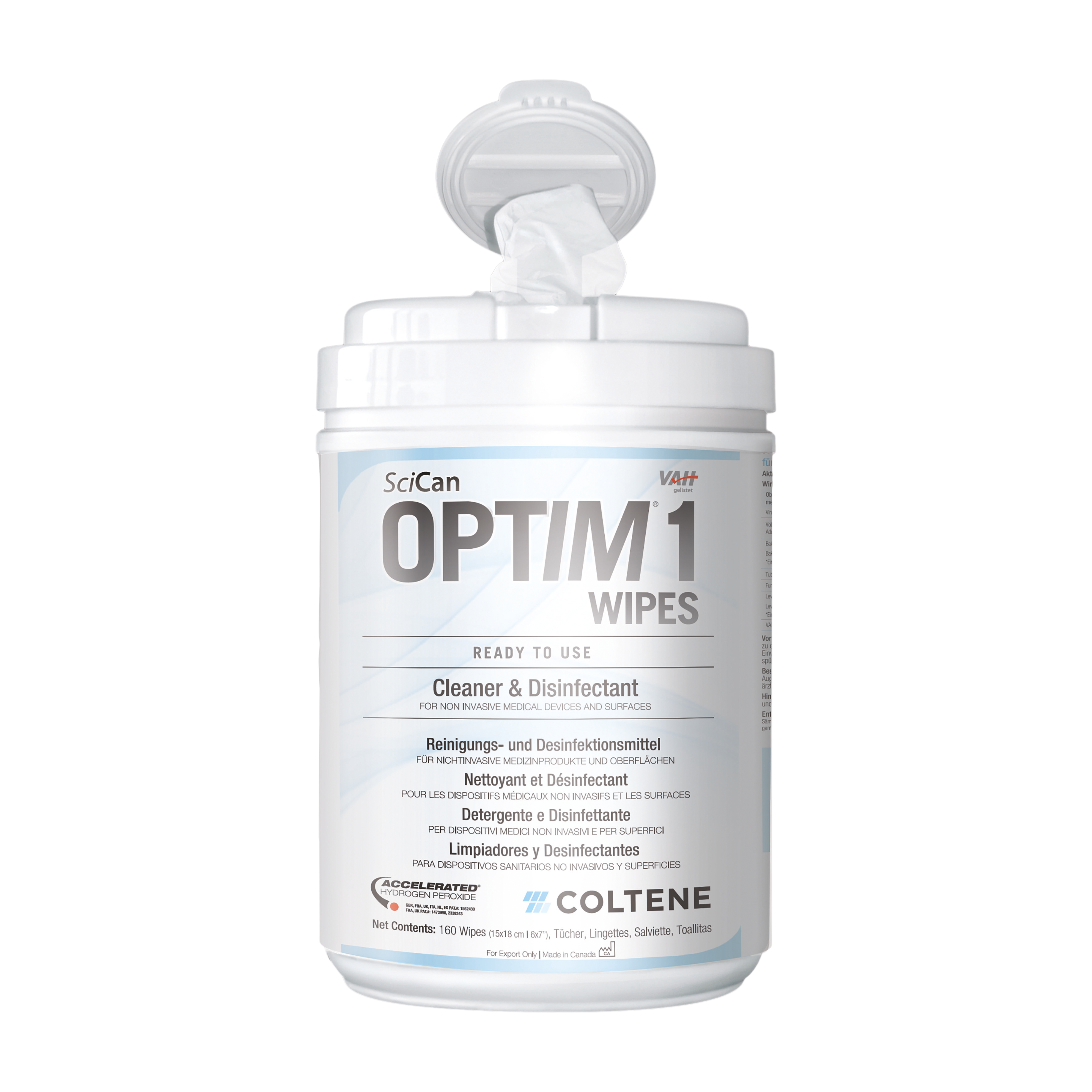 Optim One Wipes Standard 160pk