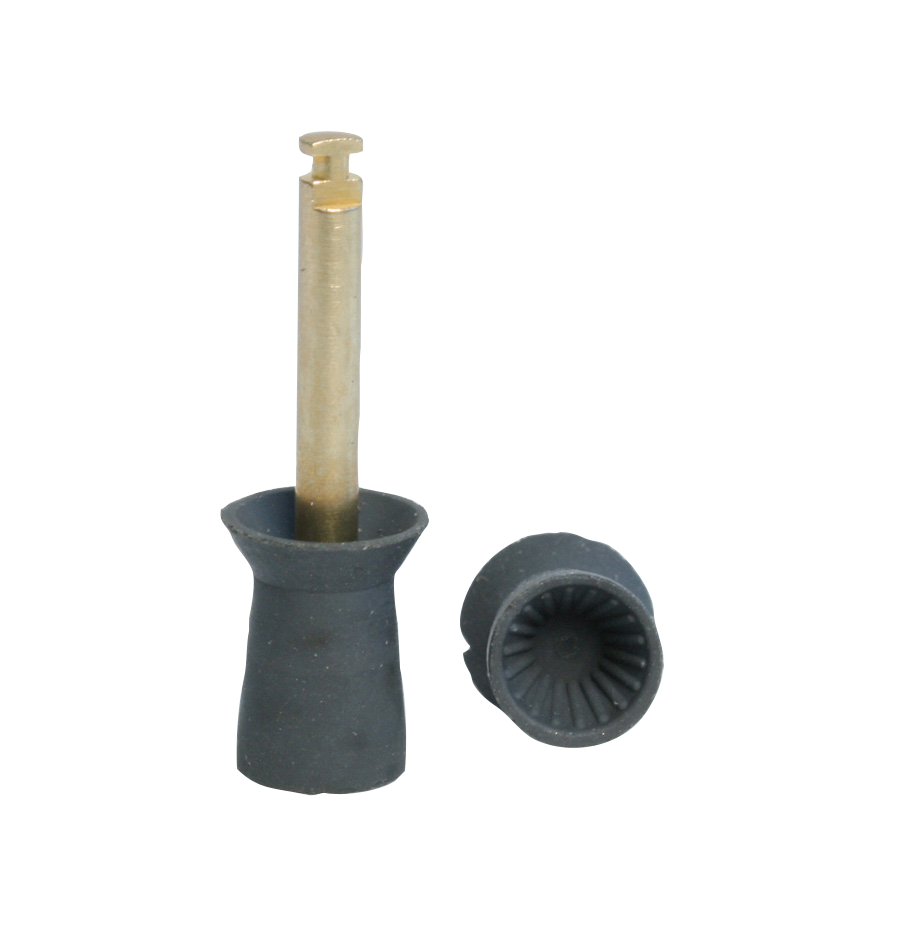 DEHP Prophy Cups RA Grey Ribbed Soft 36pk - Latex Free