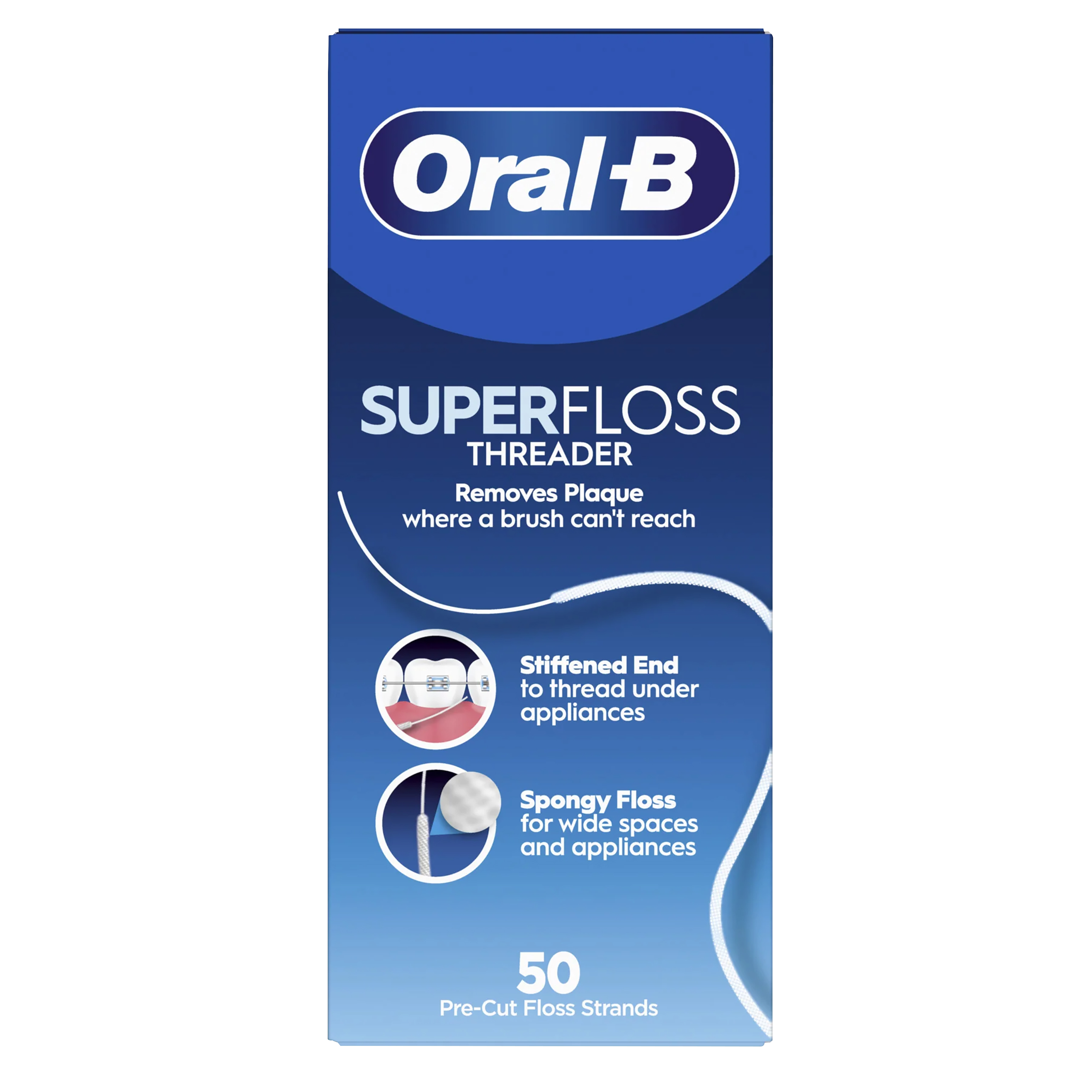 Oral-B Superfloss 50 Strands Mint 12pk