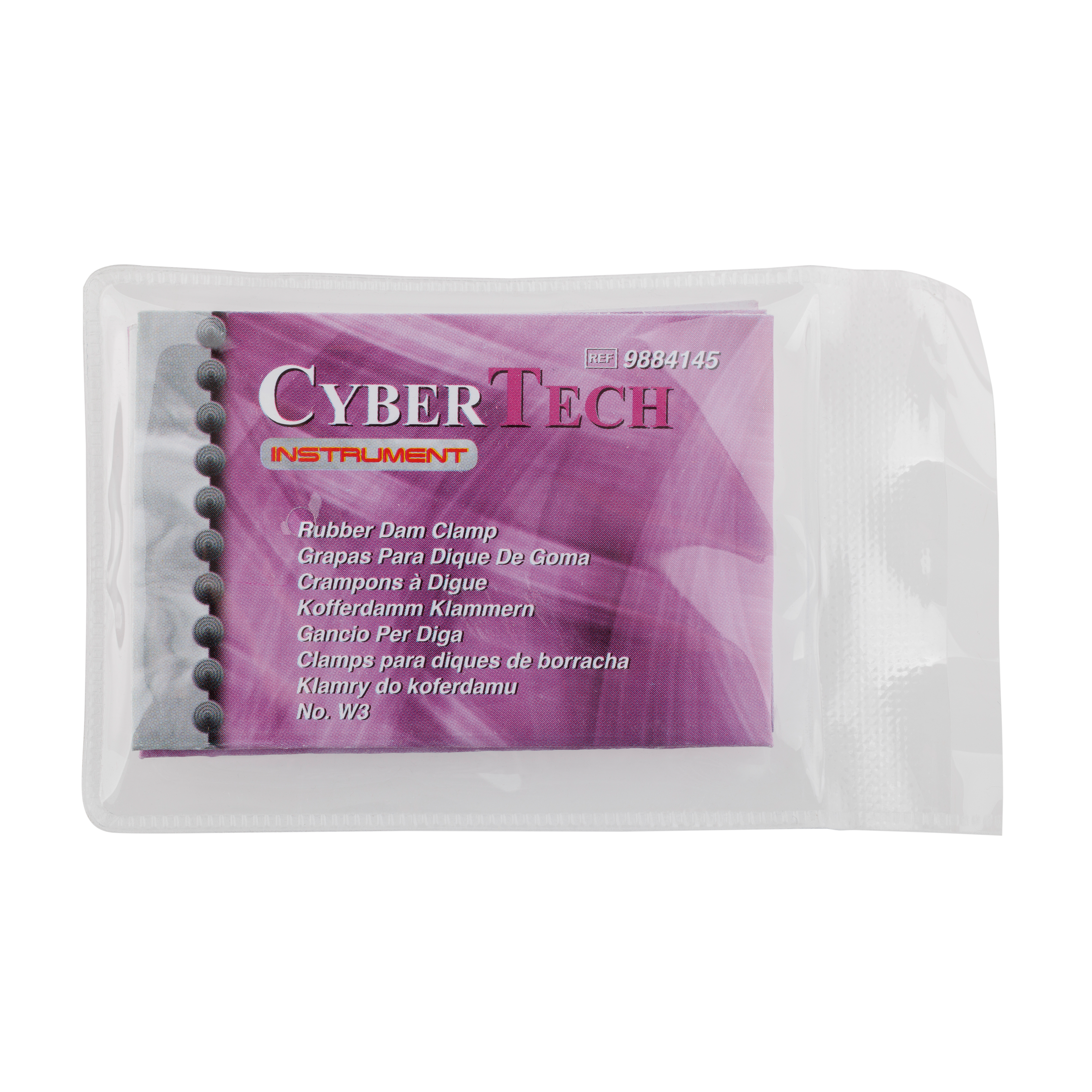 Cyber Rubber Dam Clamp Wingless No.W3 Lower Small Molars