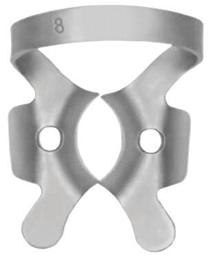 Cyber Rubber Dam Clamp Winged No.8 Upper Molars