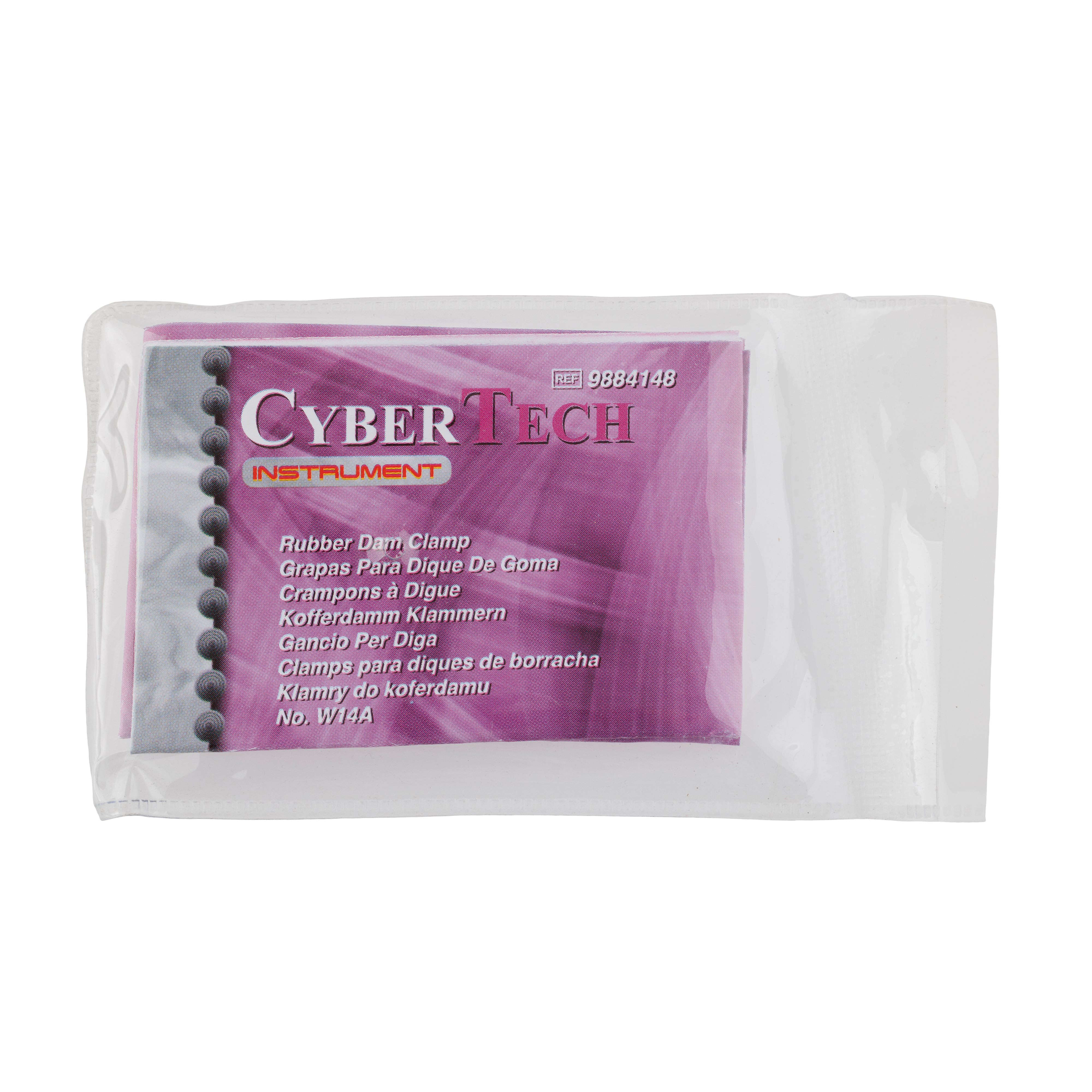 Cyber Rubber Dam Clamp Wingless No.W14A Molars