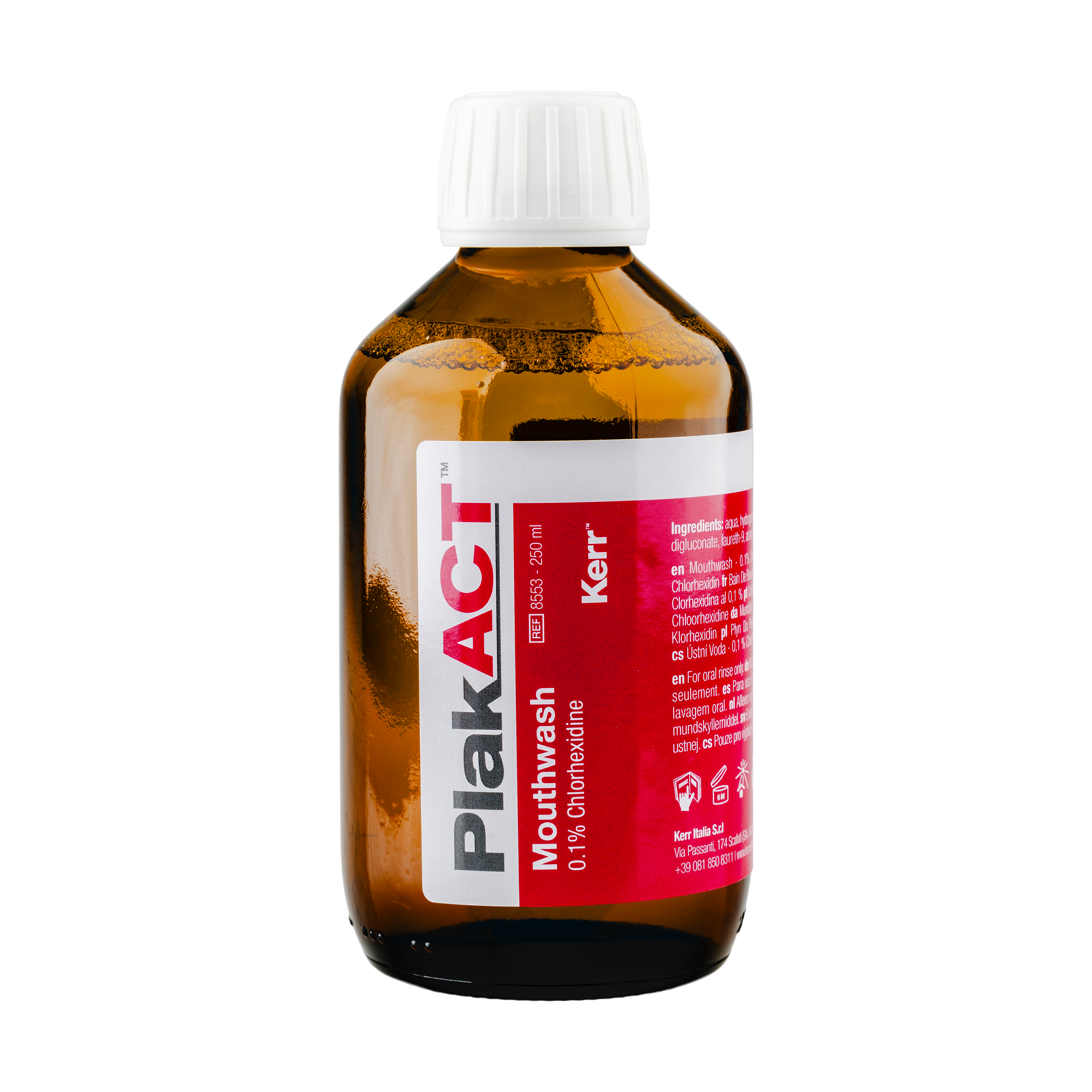 PlakACT Mouthwash 0.1% Chlorhexidine 250ml