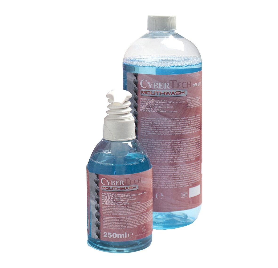 Cyber Mouthwash Alcohol-Free 250ml w/dosing pump