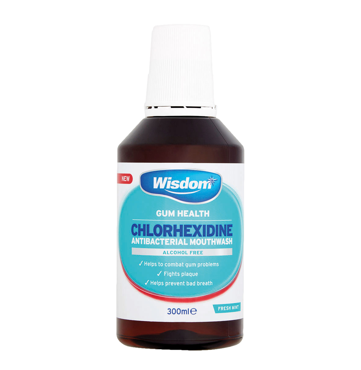 Chlorhexidine Mouthwash 0.2% Alch-Free Mint 300ml