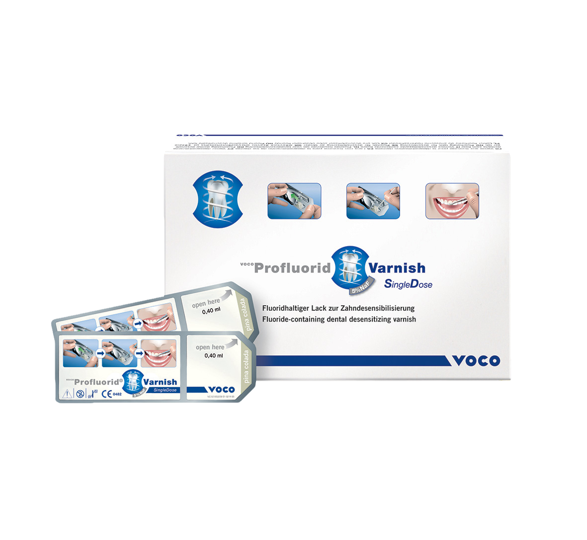 Profluorid Varnish Sgl Dose Pina Colada 0.4ml 50pk